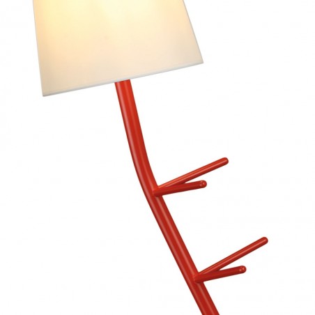 Lámpara de pie diseño serie Centipede rojo