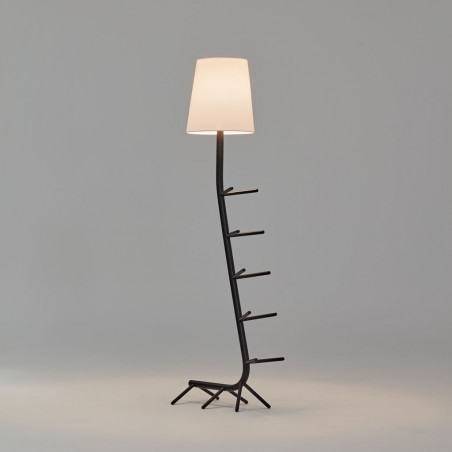 Lámpara de pie diseño serie Centipede negro