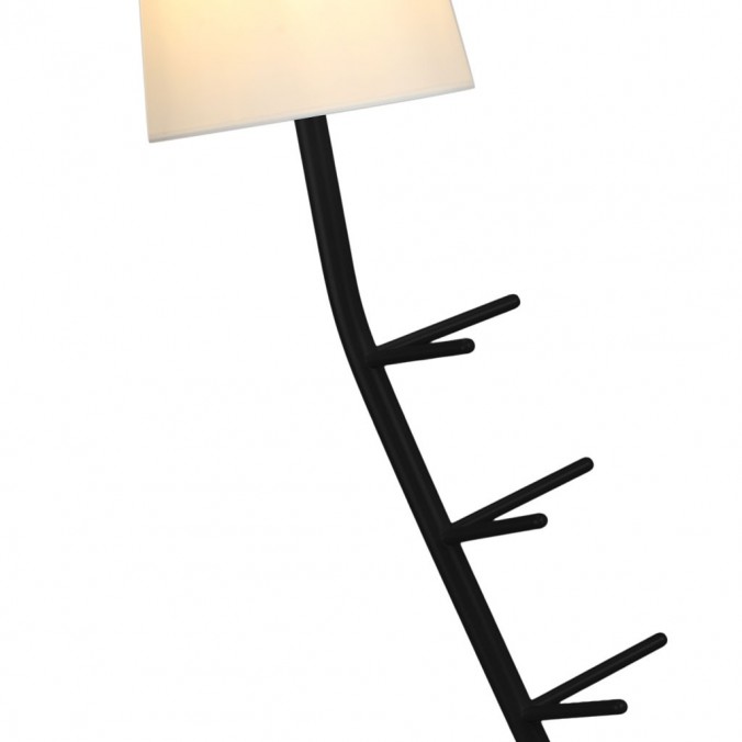 Lámpara de pie diseño serie Centipede negro