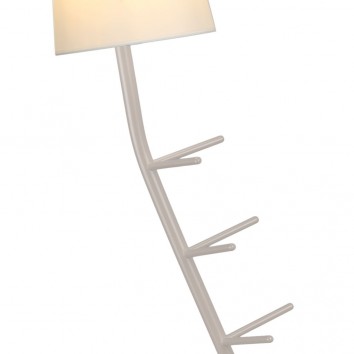 Lámpara de pie diseño serie Centipede blanco 2