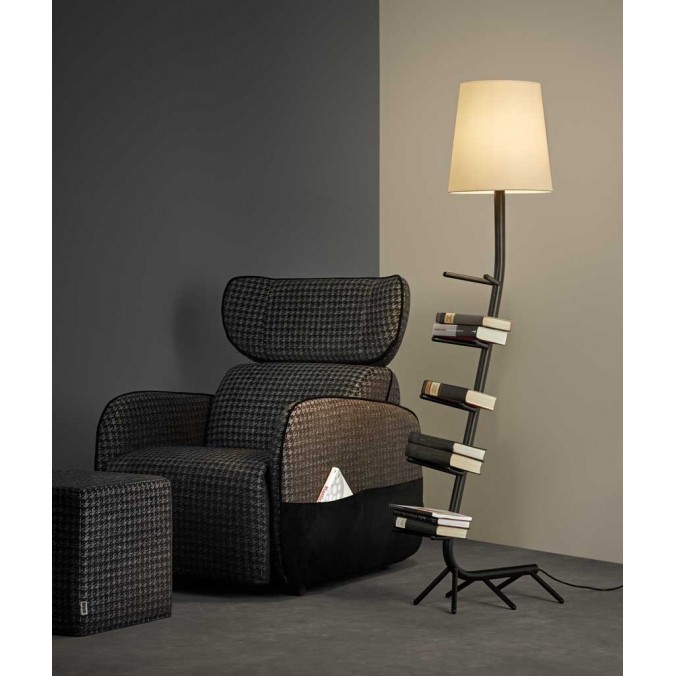 Lámpara de pie diseño serie Centipede blanco