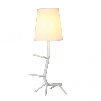 Lámpara de mesa diseño serie Centipede blanco