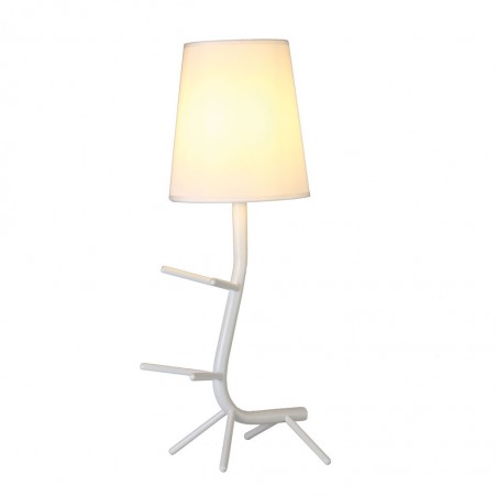 Lámpara de mesa diseño serie Centipede blanco