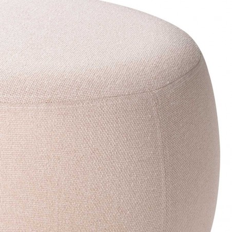 Puff 50cm tapizado rosa light estructura madera