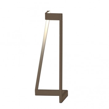 Lámpara de mesa Minimal tono savia con luz LED