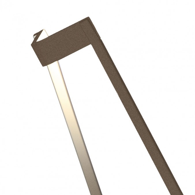 Lámpara de mesa Minimal tono savia con luz LED