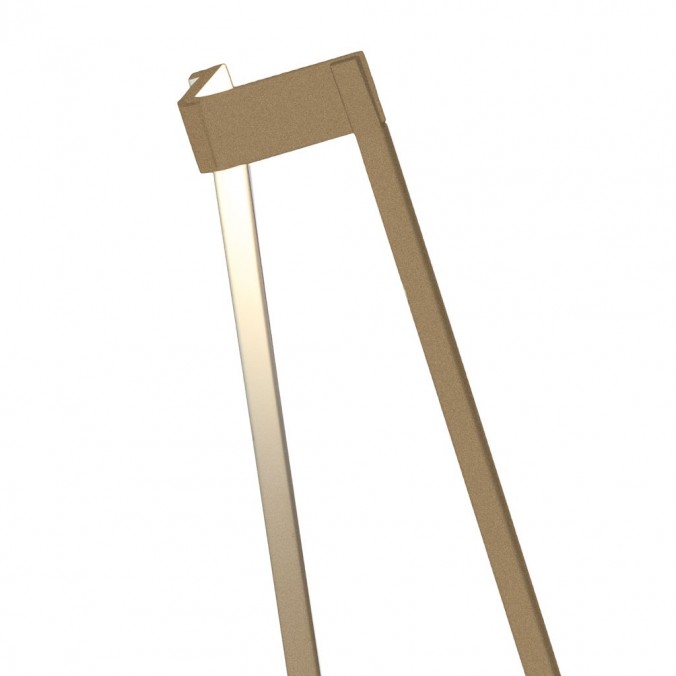 Lámpara de mesa Minimal tono dorado con luz LED Lámpara de mesa Minimal tono dorado con luz LED