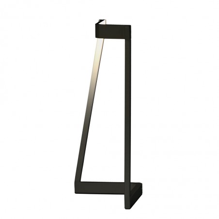 Lámpara de mesa Minimal tono dnegro con luz LED