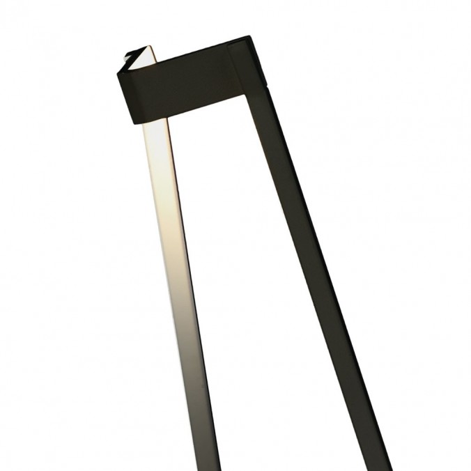 Lámpara de mesa Minimal tono dnegro con luz LED