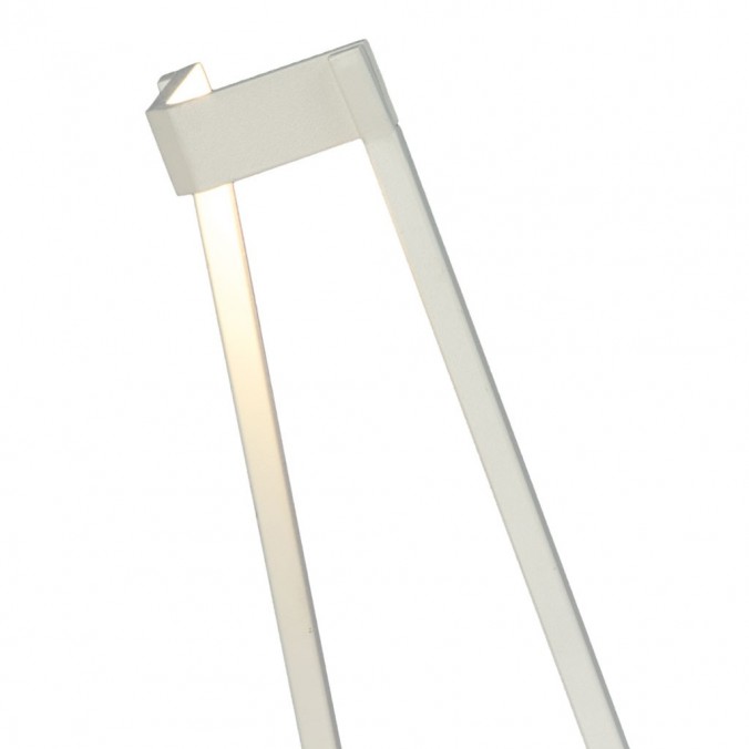 Lámpara de mesa Minimal tono blanco con luz LED