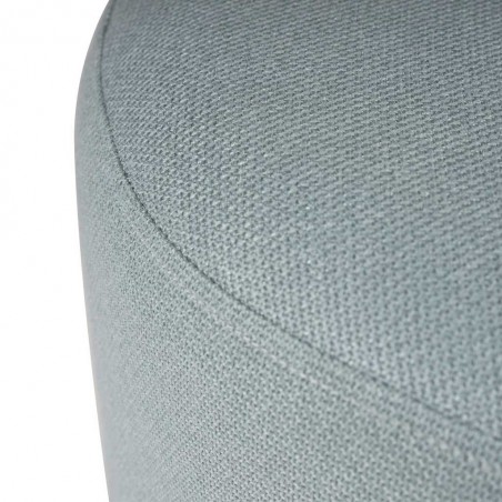 Puff 44cm tapizado azul claro con asa