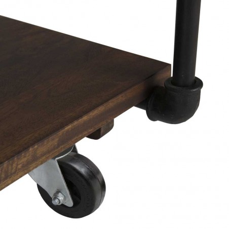 Mueble colgador estilo industrial tubería de hierro 135x55x188h