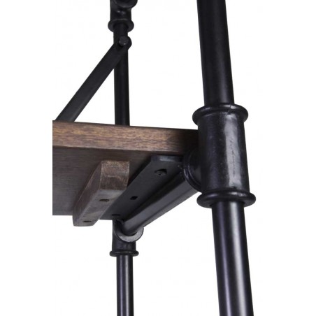 Estantería de estilo industrial tubería de hierro 135x55x188h