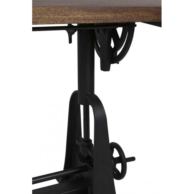 Mesa de arquitecto estilo industrial altura regulable 130x70x77-105h