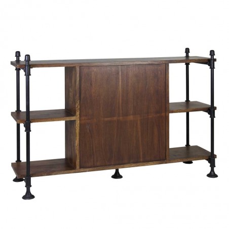 Aparador de estilo industrial tubería de hierro 160x45x95h