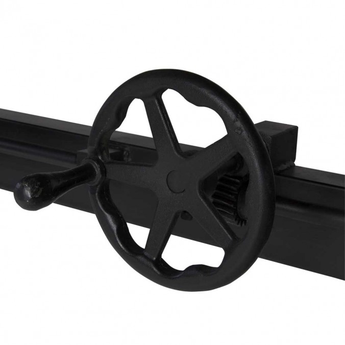 Mesa de comedor estilo industrial altura regulable 160x90x77-105h