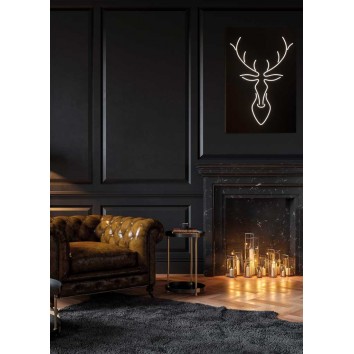 Cuadro diseño ciervo con luz LED 2