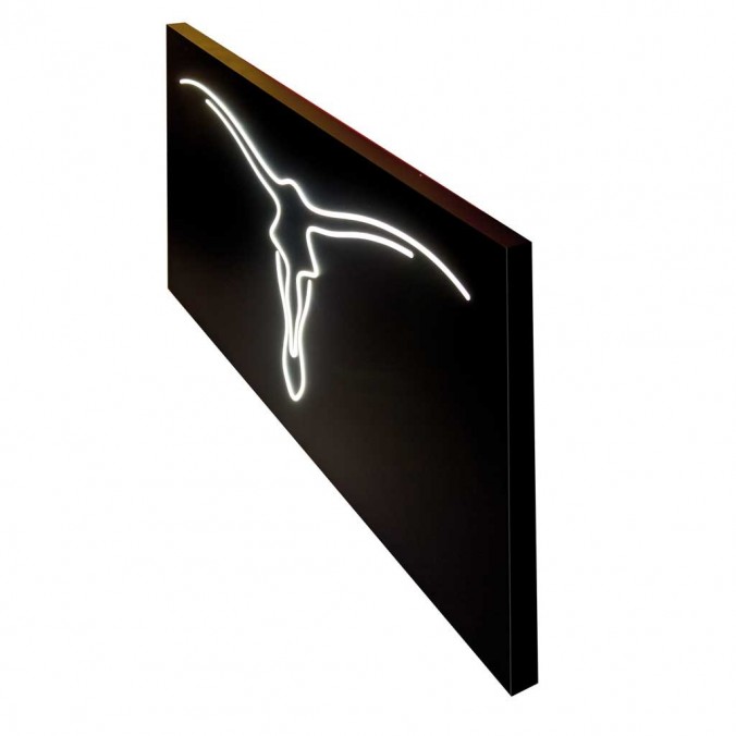 Cuadro diseño toro con luz LED integrada