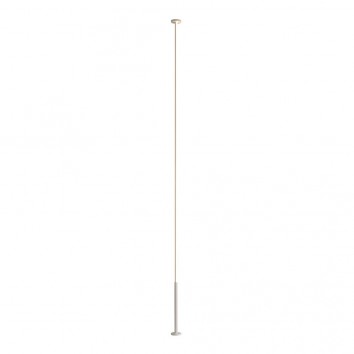 Lámpara de pie LED altura ajustable techo-suelo blanco