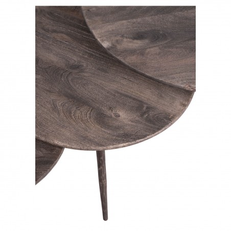 Set 3 mesas auxiliares estilo vintage 471-56-43cm