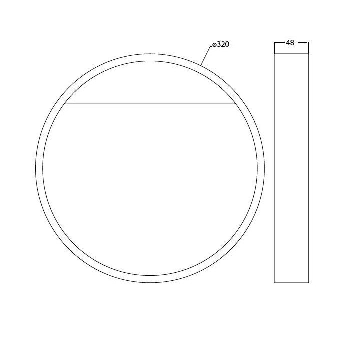 Aplique pared exterior LED Cycle 32cm Aplique pared exterior LED Cycle 32cm