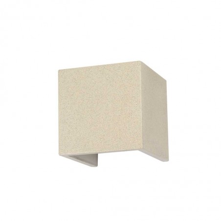 Aplique de pared exterior LED 12W textura blanco
