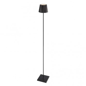 Lámpara pie portátil con LED serie K2 negro