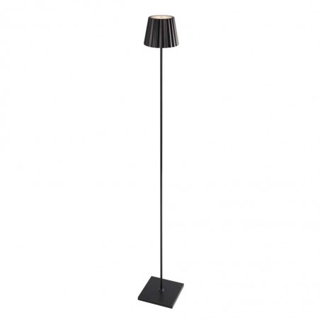Lámpara pie portátil con LED serie K2 negro