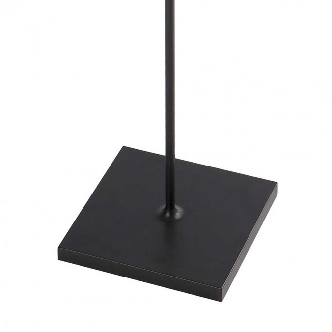 Lámpara pie portátil con LED serie K2 negro