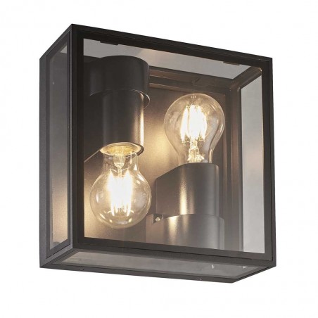 Aplique de pared exterior 22x22cm serie Verbier I