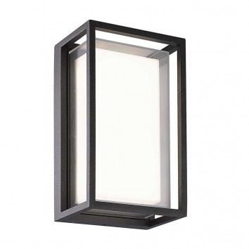 Aplique de exterior LED pared o techo serie Chamonix gris
