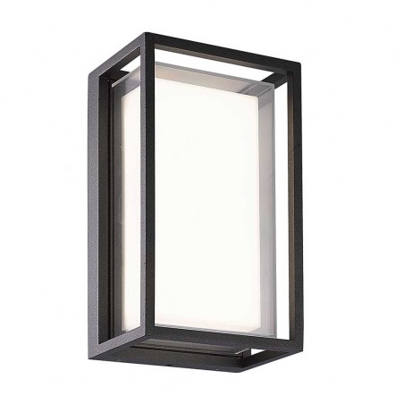 Aplique de exterior LED pared o techo serie Chamonix gris