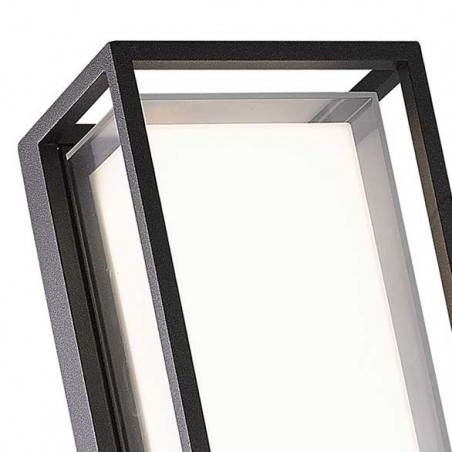 Aplique de exterior LED pared o techo serie Chamonix gris