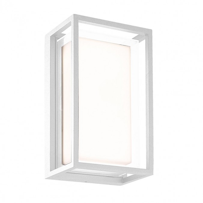 Aplique de exterior LED pared o techo serie Chamonix blanco