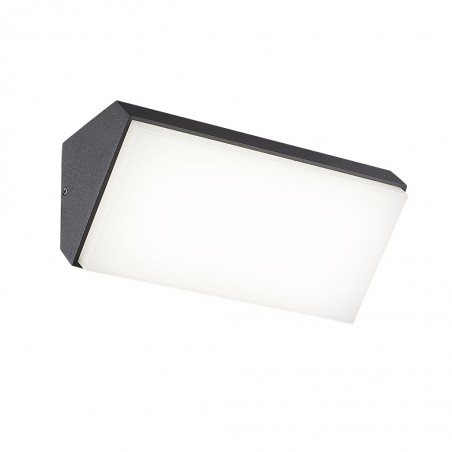 Aplique de pared horizontal LED serie Solden gris