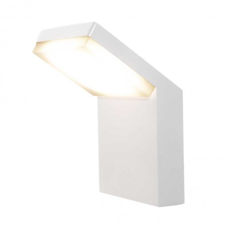 Aplique de pared LED serie Alpine IP65 blanco