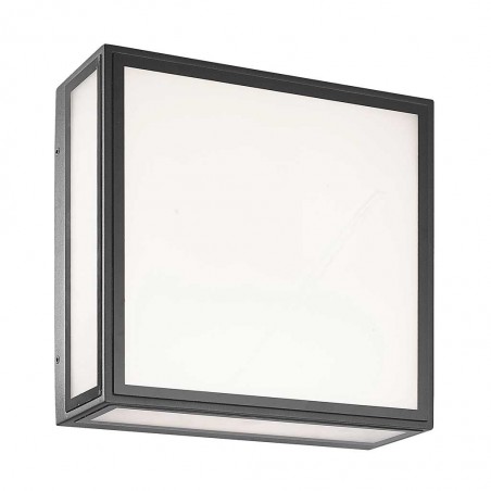 Plafón de exterior LED pared o techo serie CBachelor gris