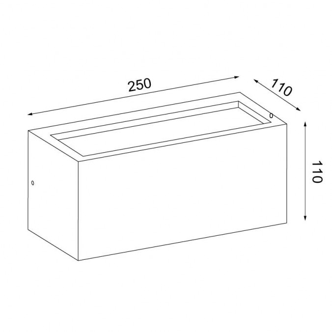 Aplique de pared exterior 1xE27 serie Utah gris
