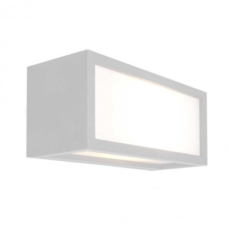 Aplique de pared exterior 1xE27 serie Utah blanco