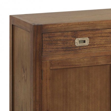 Aparador 3 cajones y 4 puertas estilo colonial mindi 160x40x85h