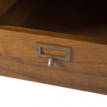 Mueble TV 4 cajones estilo colonial mindi 110x40x45h