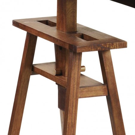 Escritorio altura regulable de esilo colonial mindi 152x70x78h