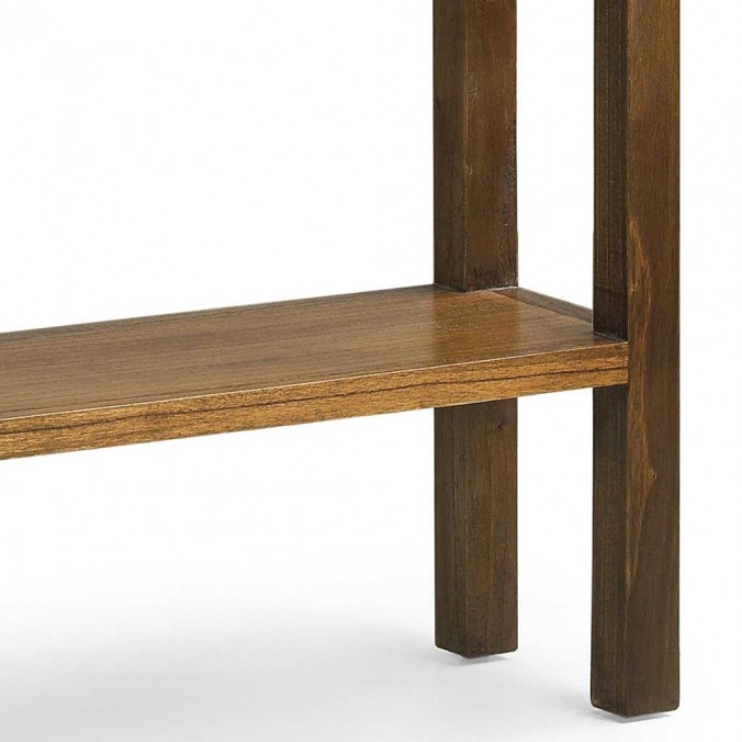 Consola con 3 cajones estilo colonial mindi 95x27x80h