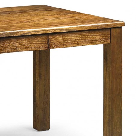 Mesa de comedor esilo colonial madera mindi 90x90x78h