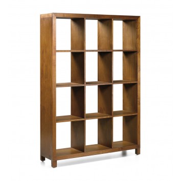 Estantería de pie estilo colonial madera mindi 135x35x180h 2