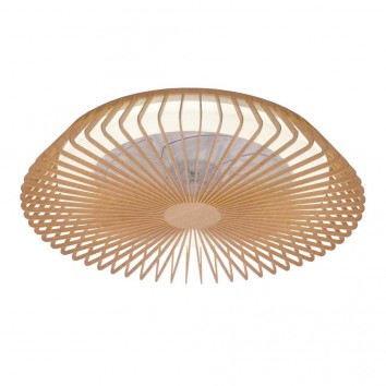 Ventilador de techo con luz LED Himalaya Wood