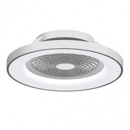 Ventilador de techo con luz LED Tibet Silver