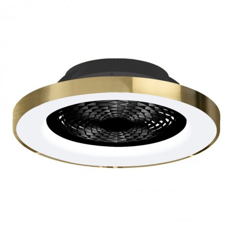 Ventilador de techo con luz LED Tibet Gold