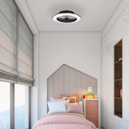 Ventilador de techo con LED Alisio XL Black