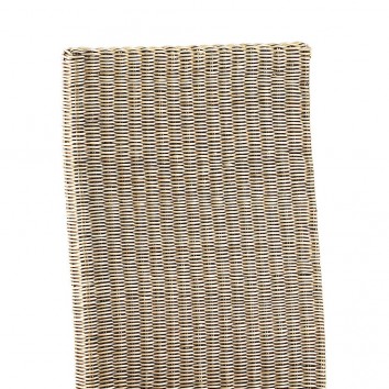Silla de comedor estilo colonial ratán y caoba 45x47x100h 2